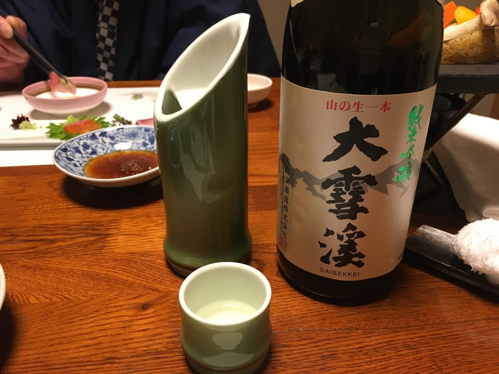 日本酒＠大雪渓